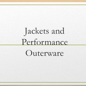 Performance Outerwear in this section